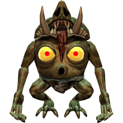 Community reference picture of the Headgrab: a wide-mouthed monster that takes hold of a player's head.