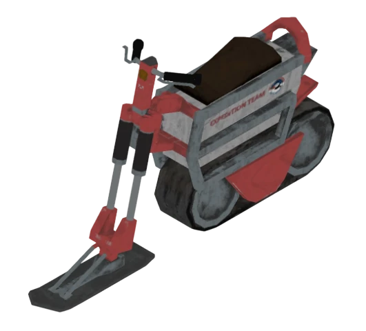 Community reference picture of Snow Bike from the R.E.P.O. Fandom wiki.