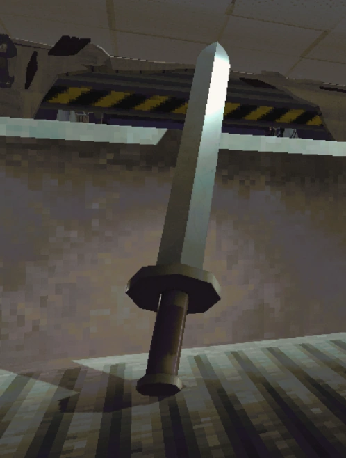 Community reference picture of Sword from the R.E.P.O. Fandom wiki.