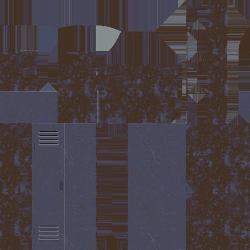 The base colour texture taken from the game of the locker loot can be shut away in.