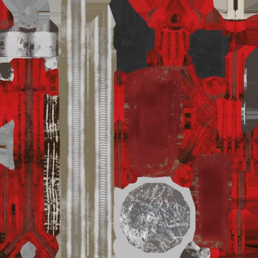 The albedo texture taken from the game of the tricycle the rider monster arrives on.